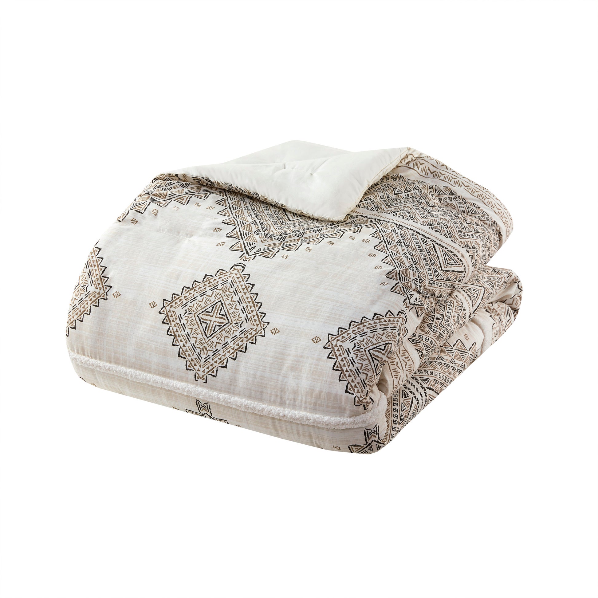 Madison Park 4 Piece Printed Duvet Cover Set with Throw Pillow