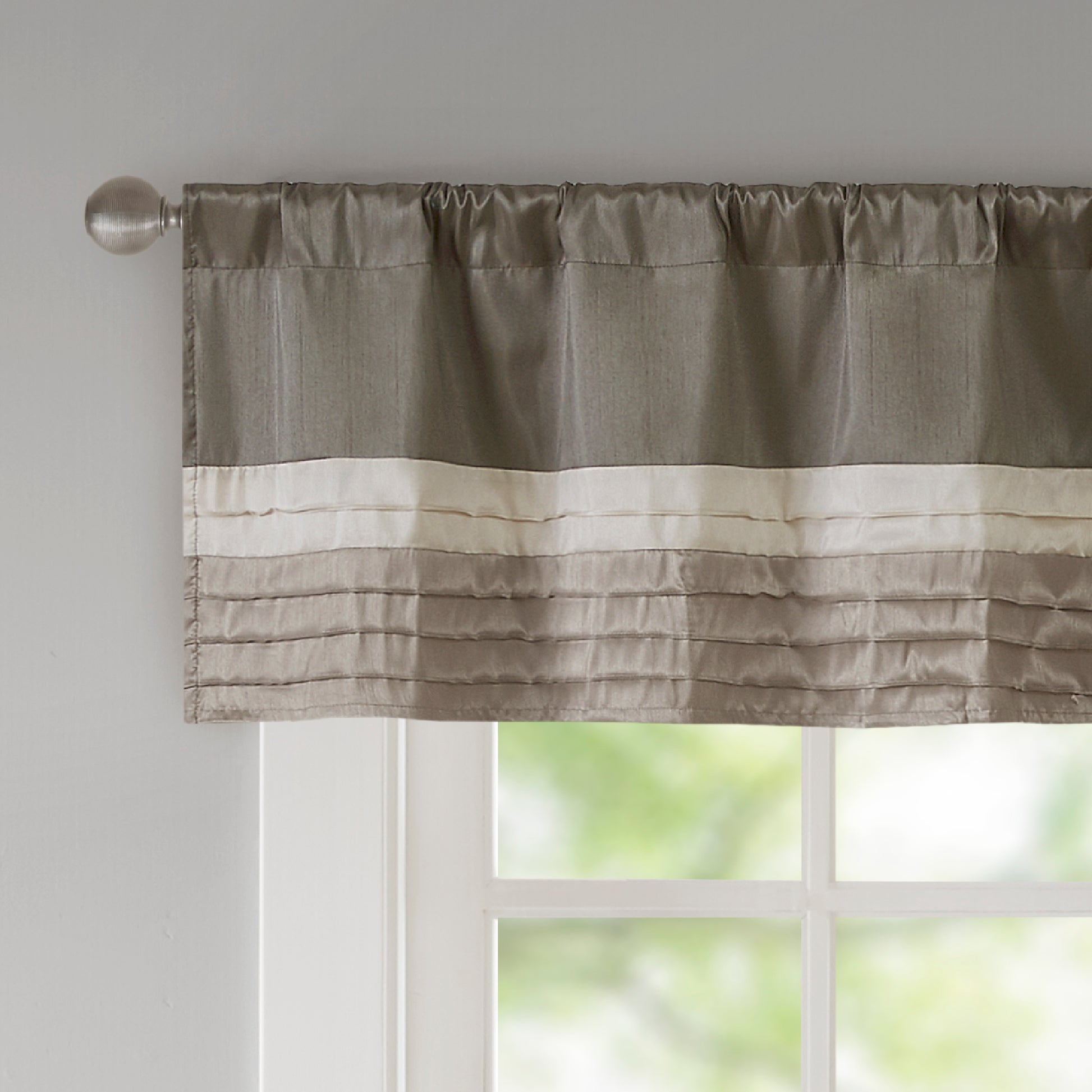 Madison Park Polyoni Pintuck Window Valance