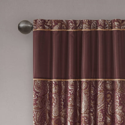 Madison Park Jacquard Curtain Panel Pair