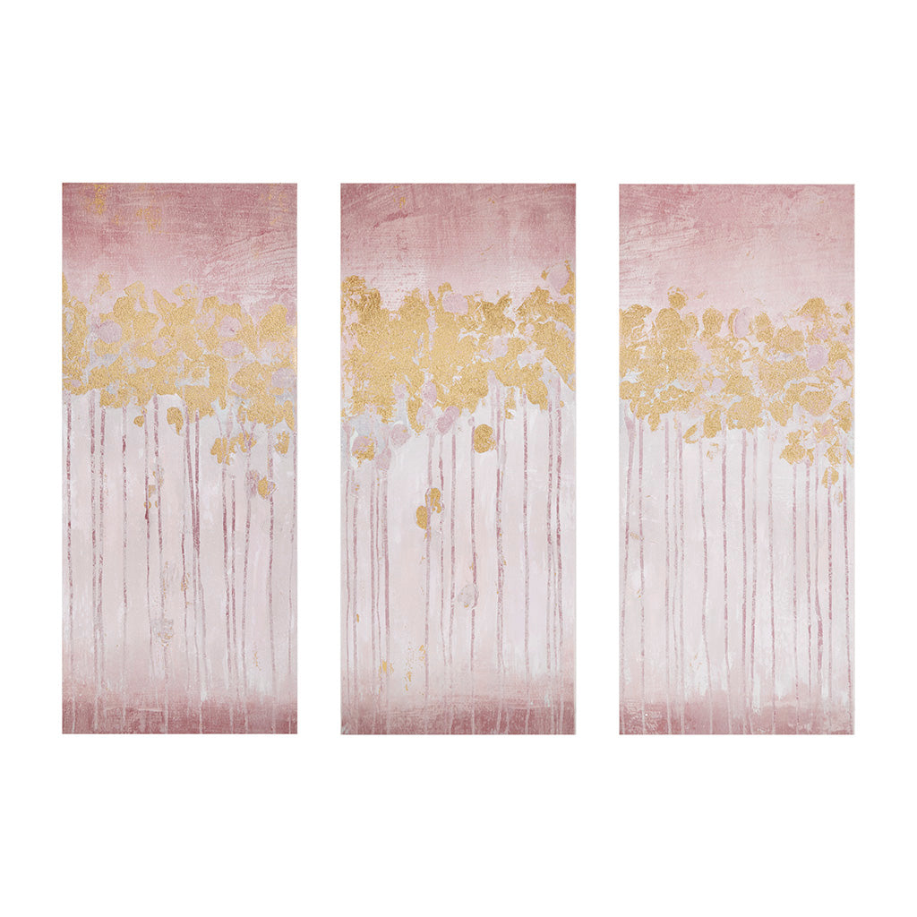 Madison Park Gold Foil Abstract 3-piece Canvas Wall Art Set