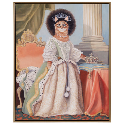 Madison Park Kitty Queen Charlotte Framed Canvas Wall Art