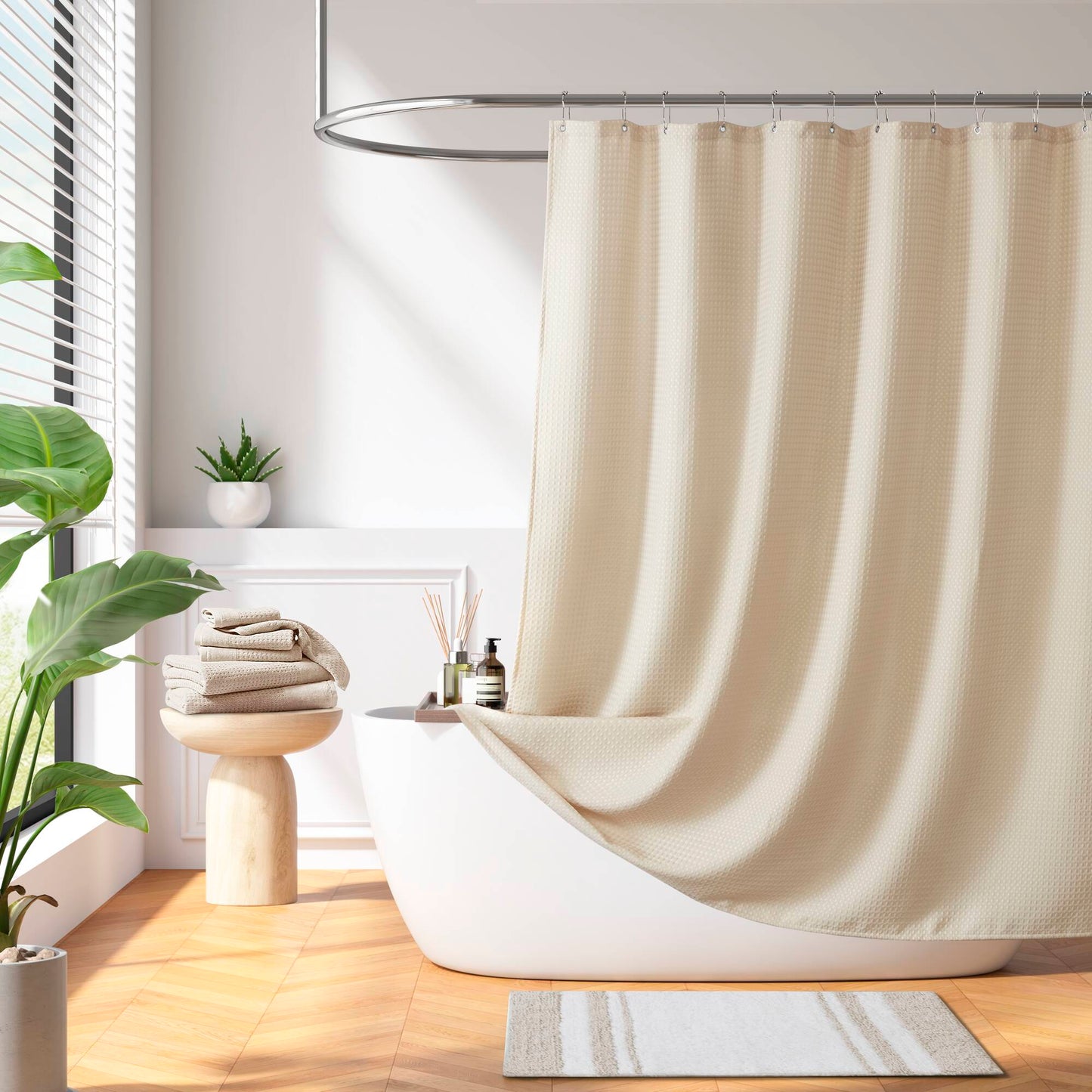 🎁 Arbor Waffle Shower Curtain (100% off)