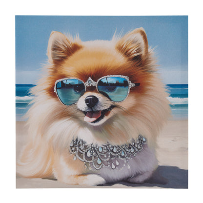 Madison Park Pomeranian Canvas Wall Art