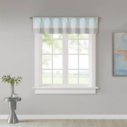 Madison Park Polyoni Pintuck Valance