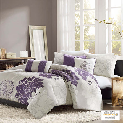 Madison Park 6 Piece Printed Duvet Cover Set