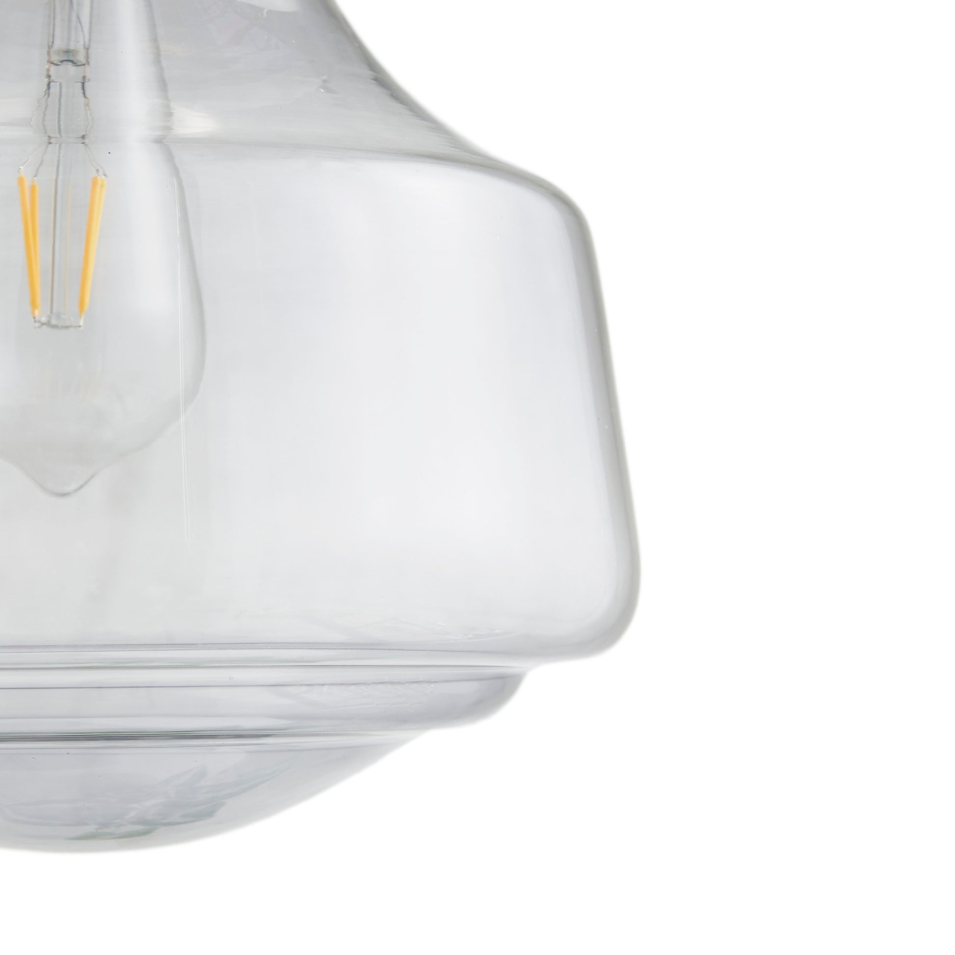 Hampton Hill Bell-Shaped Glass Pendant