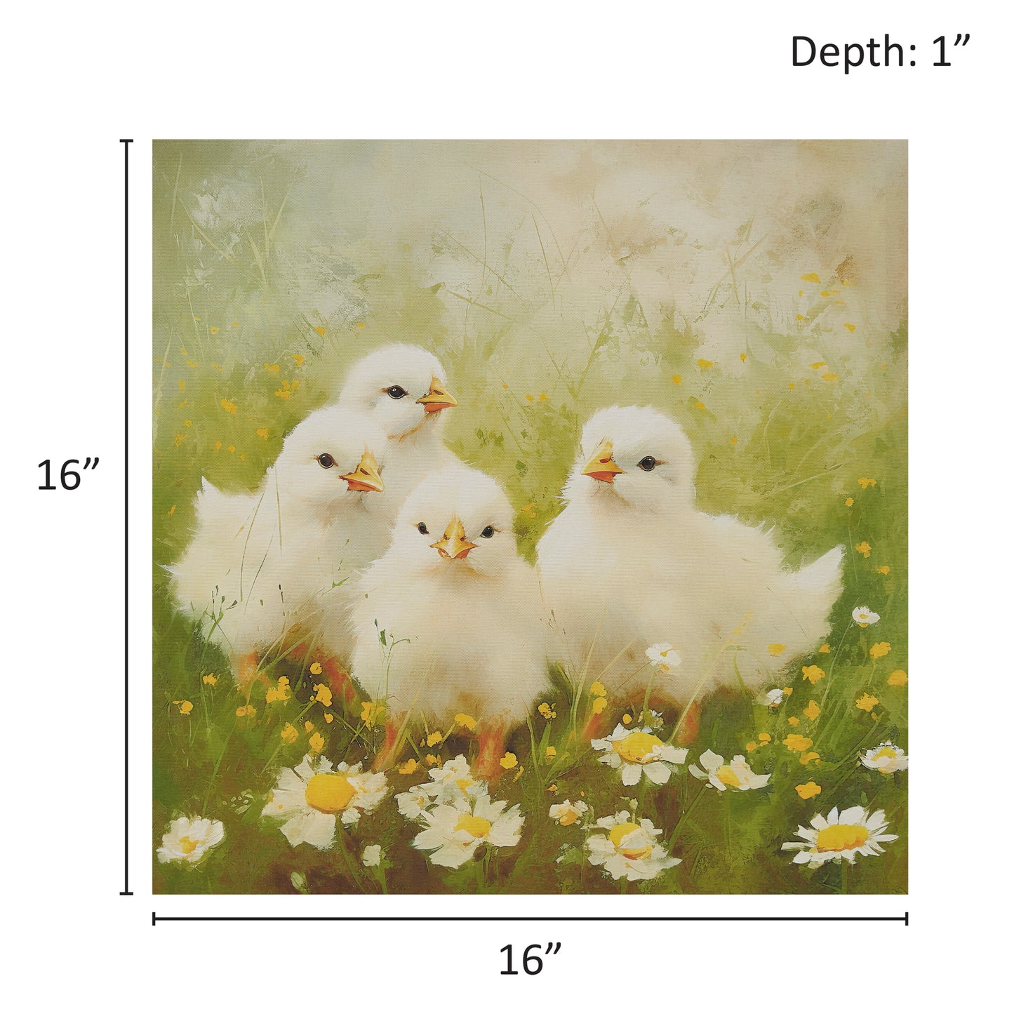 Madison Park Chicks Canvas Wall Art