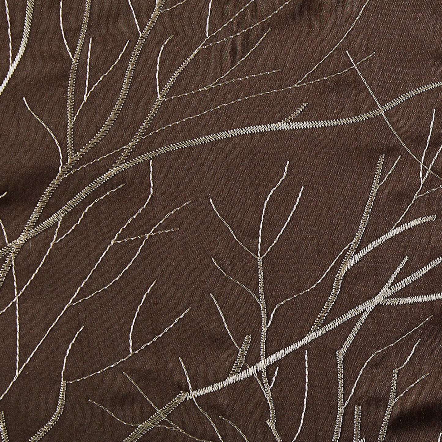 Madison Park Faux Silk Embroidered Window Valance