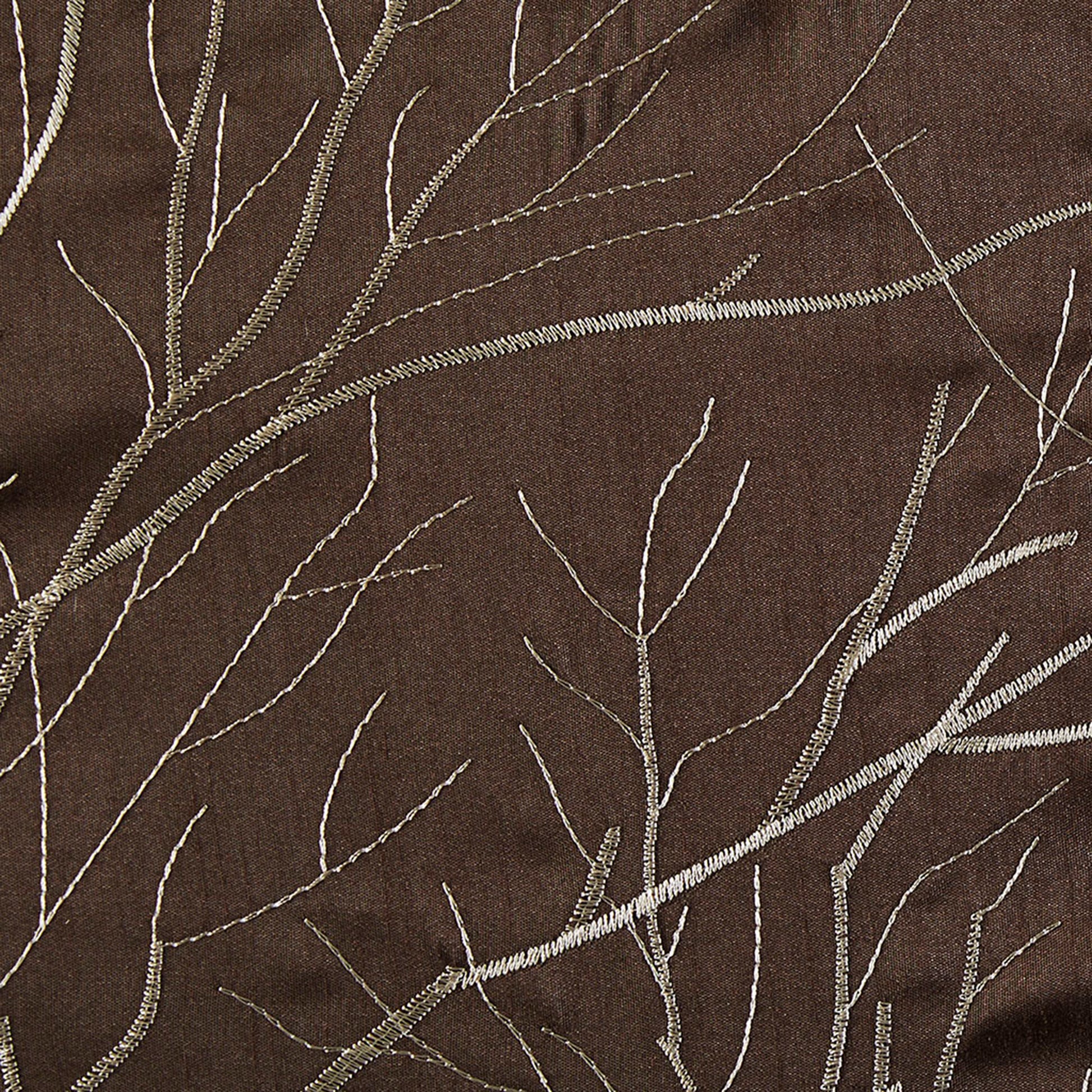 Madison Park Faux Silk Embroidered Window Valance