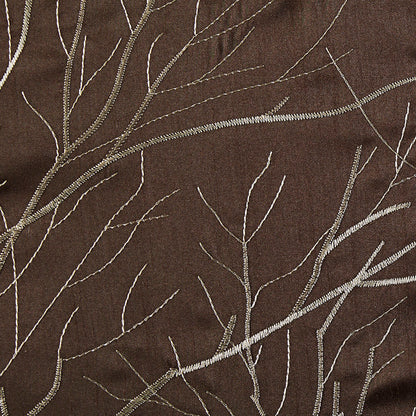 Madison Park Faux Silk Embroidered Window Valance