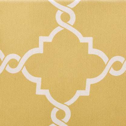 Madison Park Fretwork Print Grommet Top Window Valance