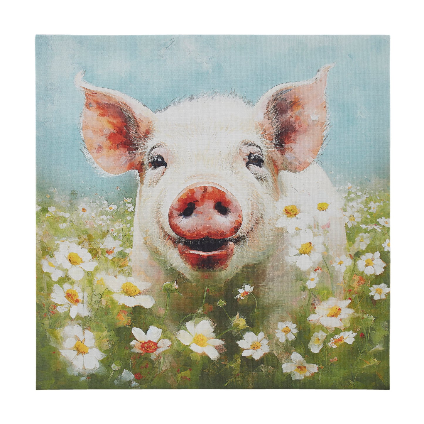 Madison Park Pig Canvas Wall Art