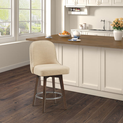 Madison Park Counter Stool with Swivel Seat