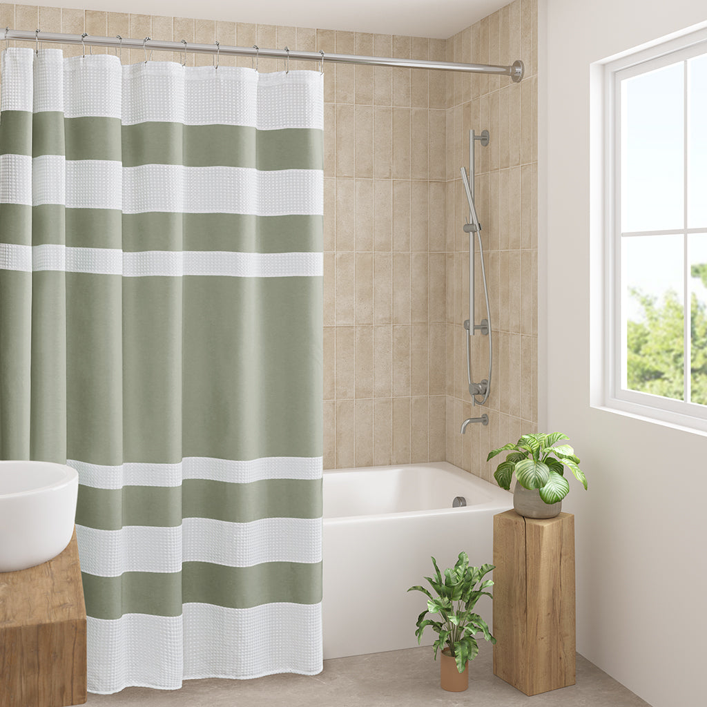Madison Park Shower Curtain with 3M Treatment