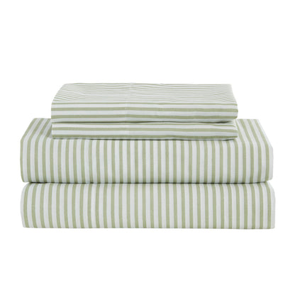 Madison Park Essentials Stripe Comforter Set with Bed Sheets