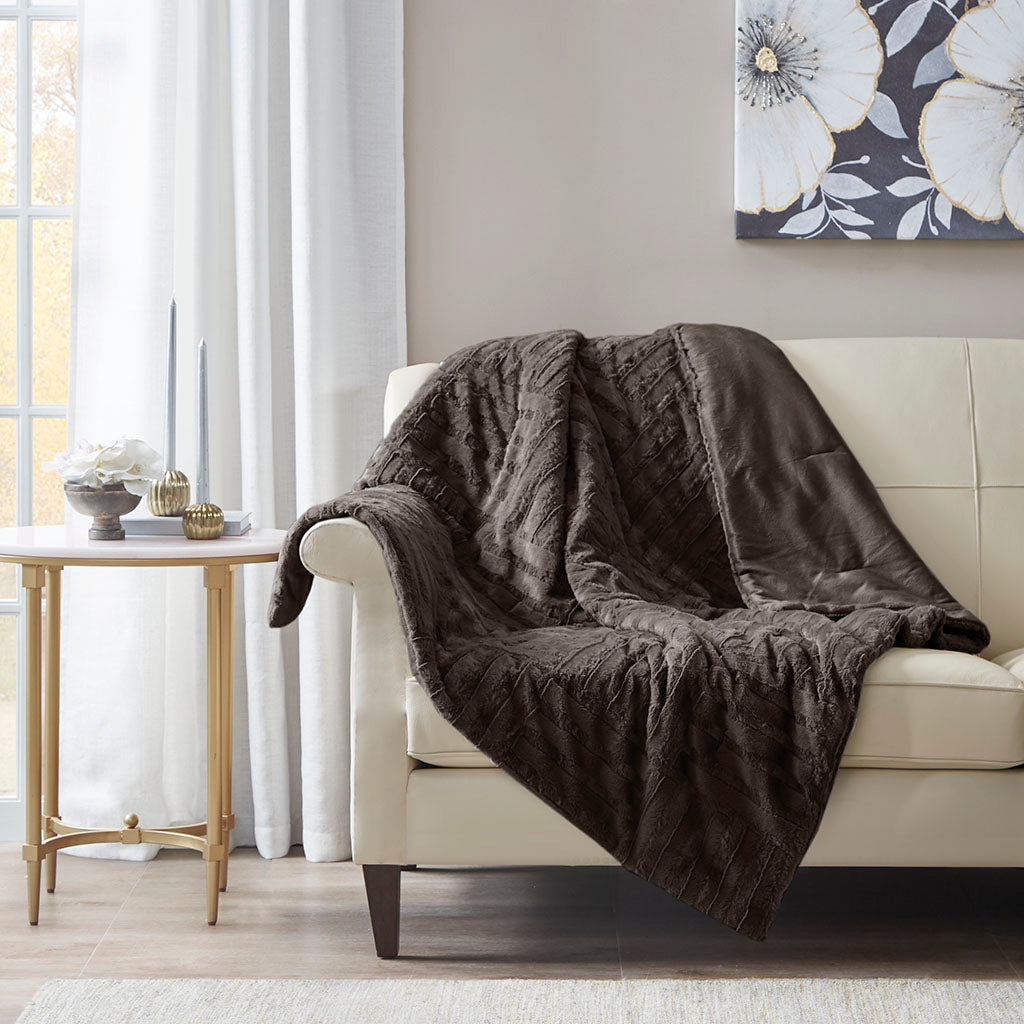 Madison Park Ultra Plush Down Alternative Throw