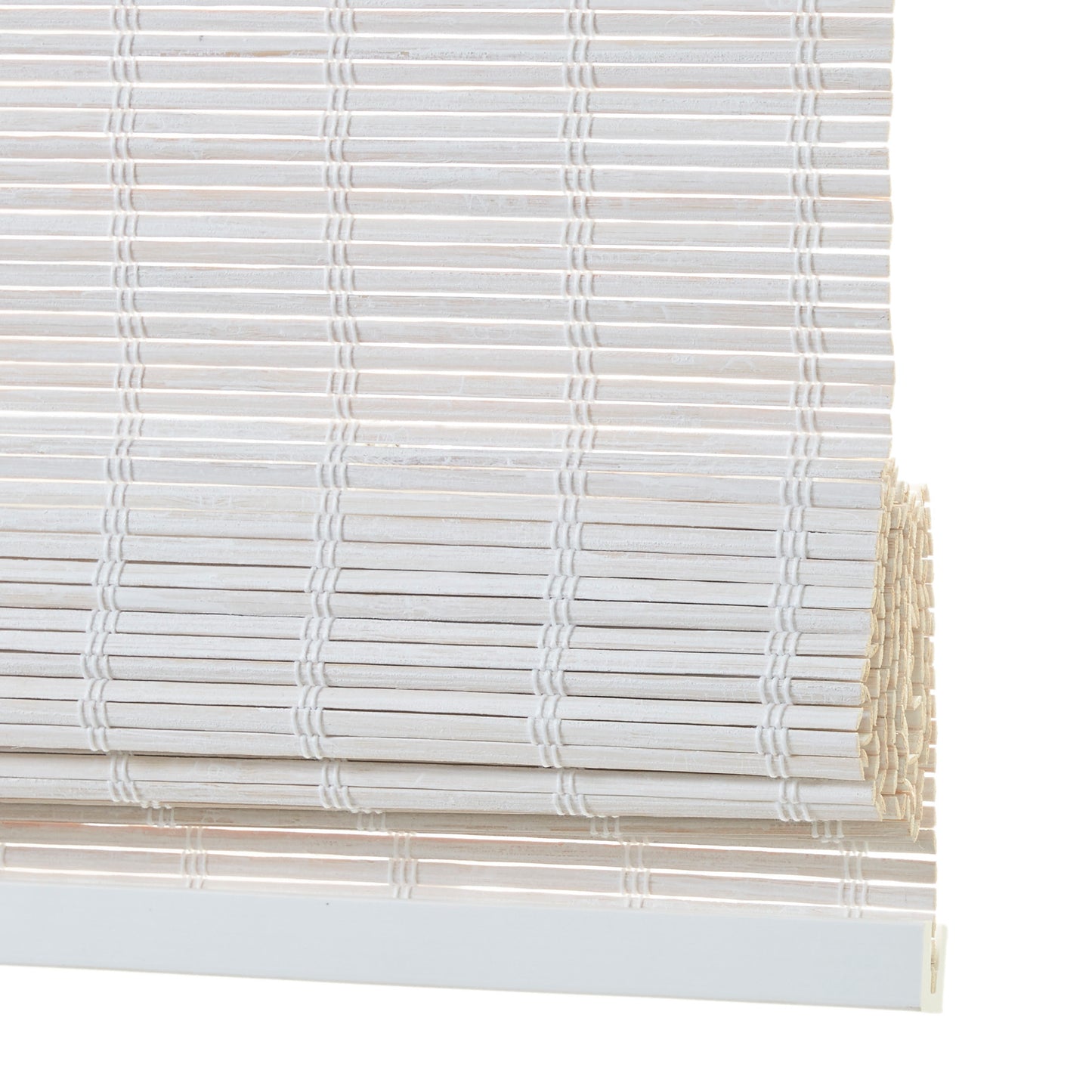 Madison Park Bamboo Light Filtering Roman Shade 64"L