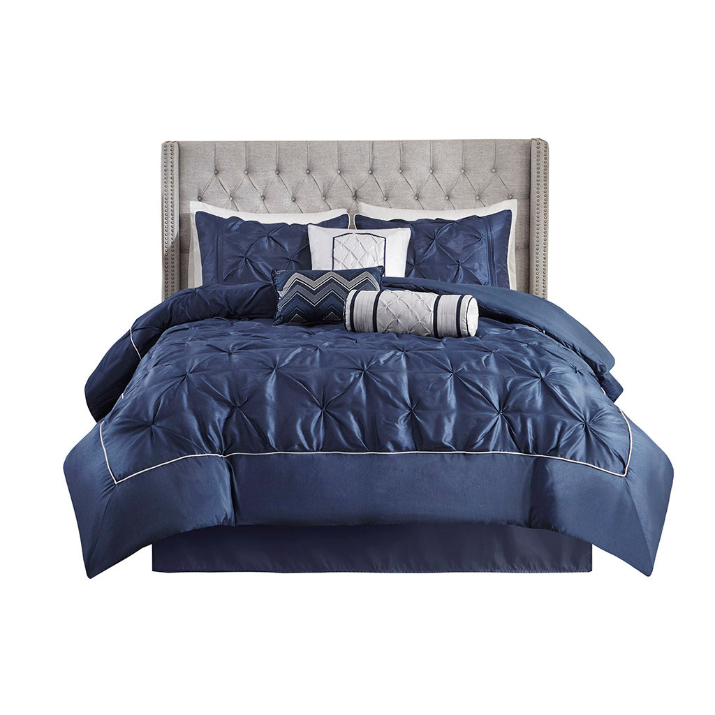 Madison Park 7 Piece Tufted Comforter Set