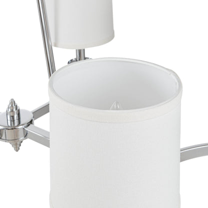 Hampton Hill 6-light Chandelier with Fabric Drum Shades