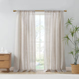 Kyler Linen Blend Light Filtering Curtain Panel Pair