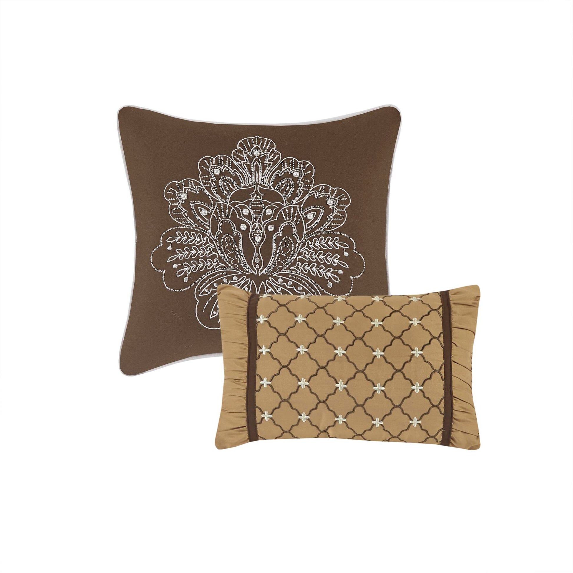 Madison Park 5 Piece Reversible Jacquard Bedspread Set