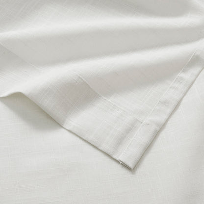 Madison Park Linen Blend Light Filtering Curtain Panel Pair