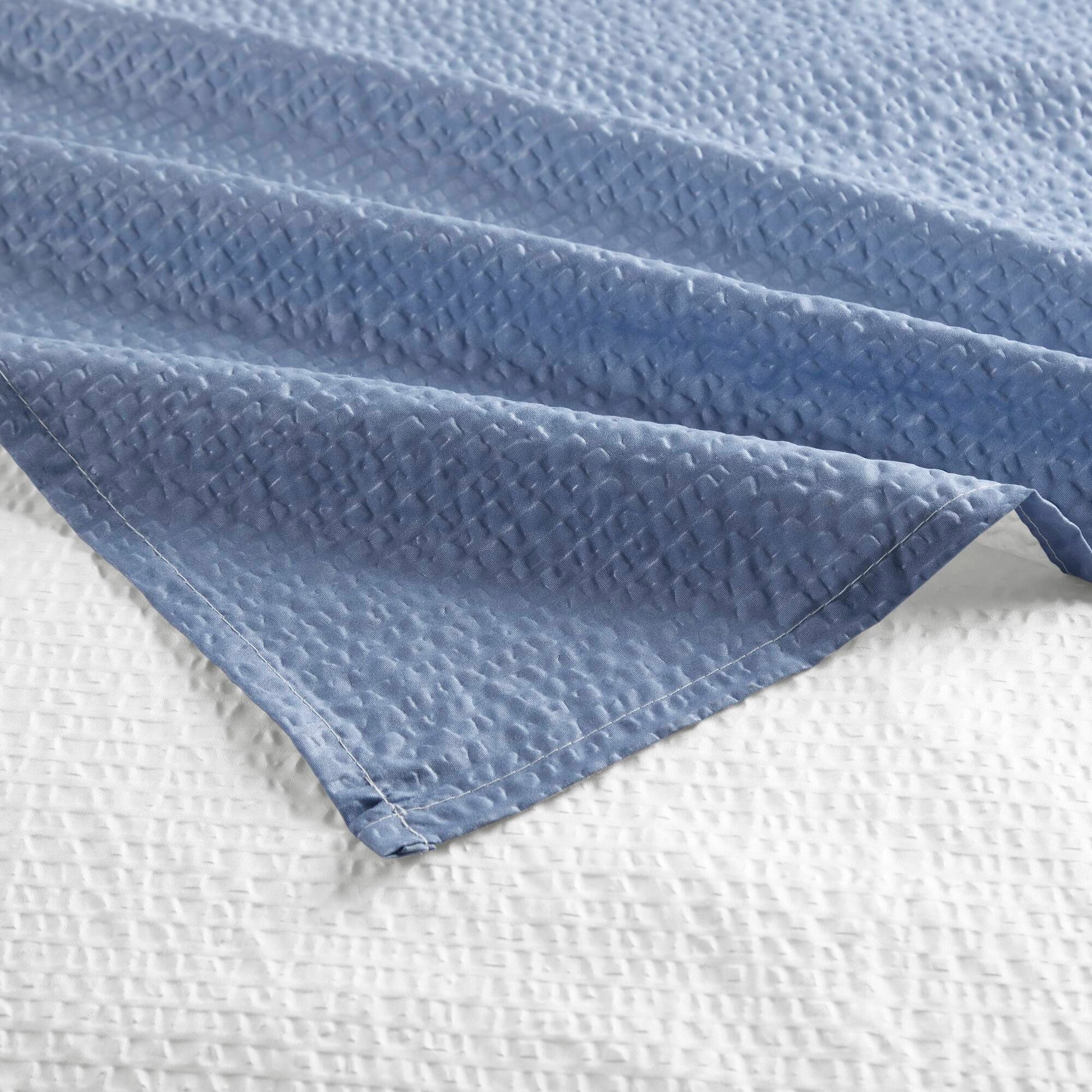 Madison Park Ombre Printed Seersucker Shower Curtain