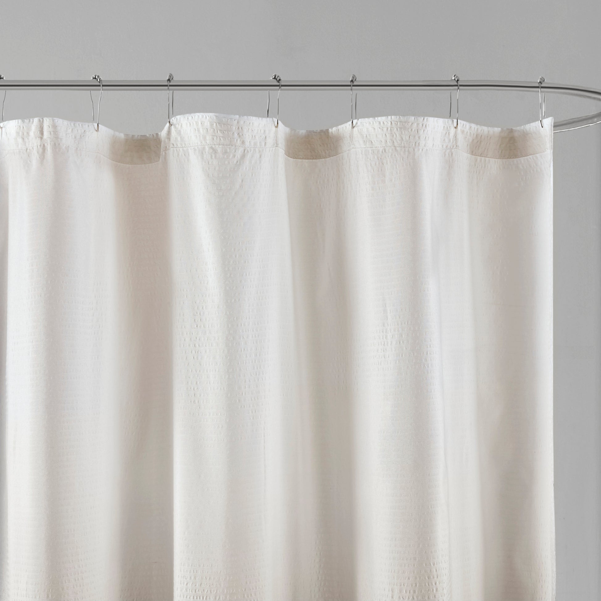 Madison Park Ombre Printed Seersucker Shower Curtain