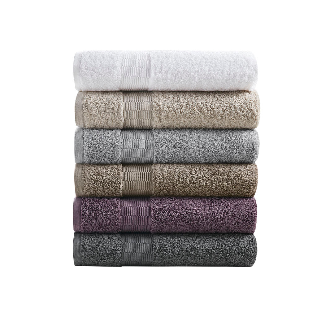 Madison Park Signature 100% Egyptian Cotton 6 Piece Towel Set