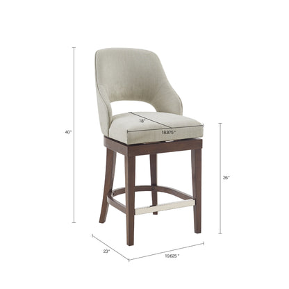 Madison Park Counter Stool with Swivel Seat