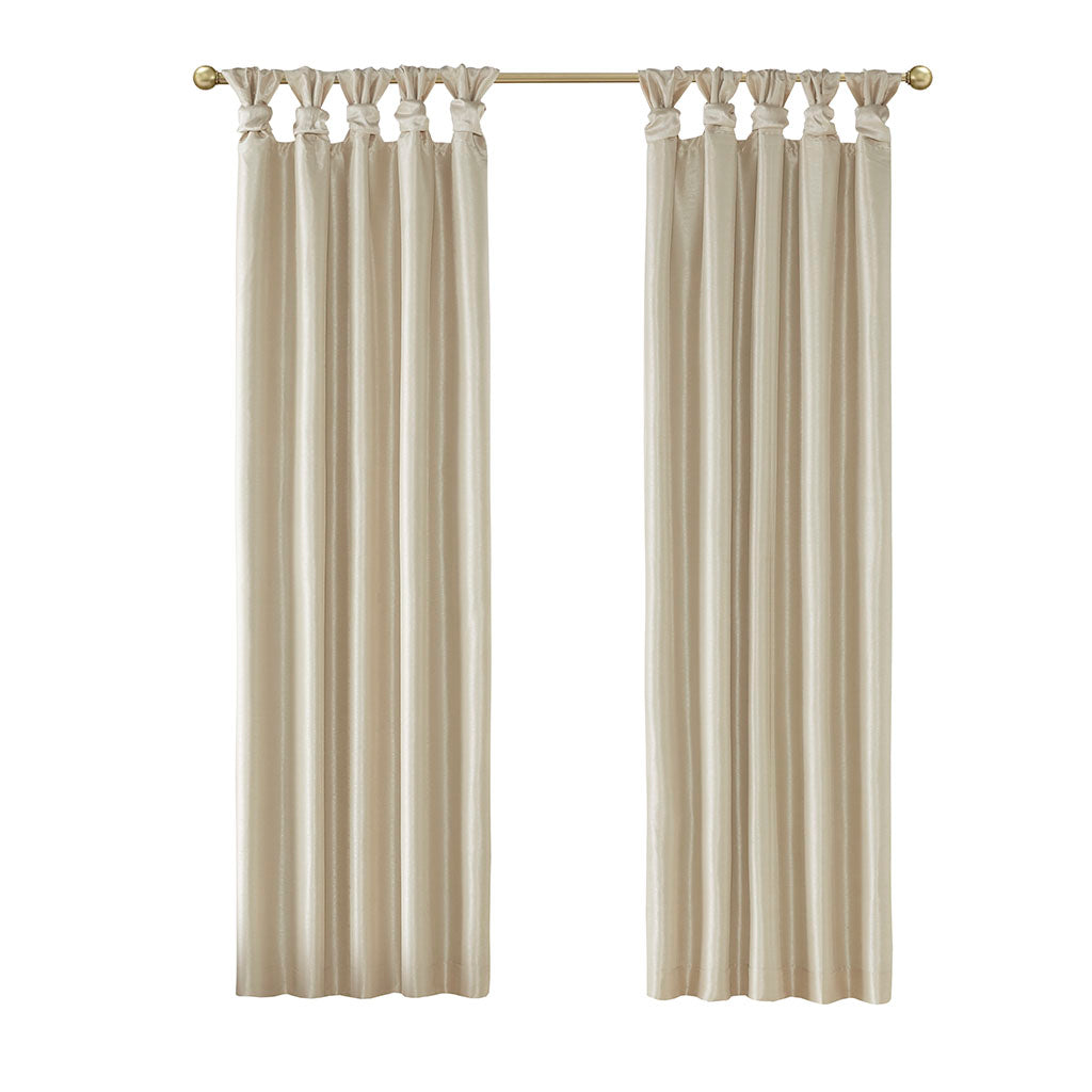 Madison Park Twist Tab Total Blackout Window Curtain Panel