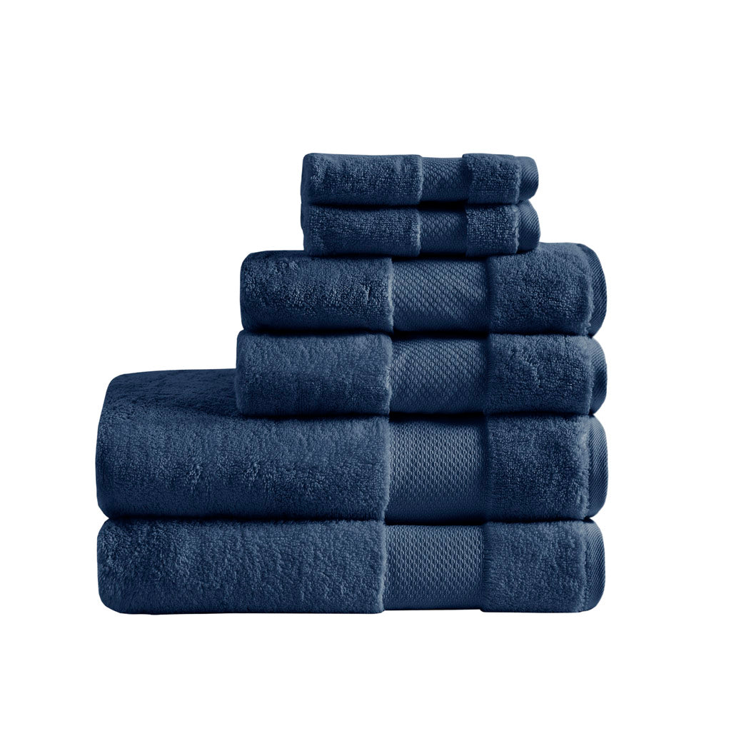 Madison Park Signature Cotton 6 Piece Bath Towel Set