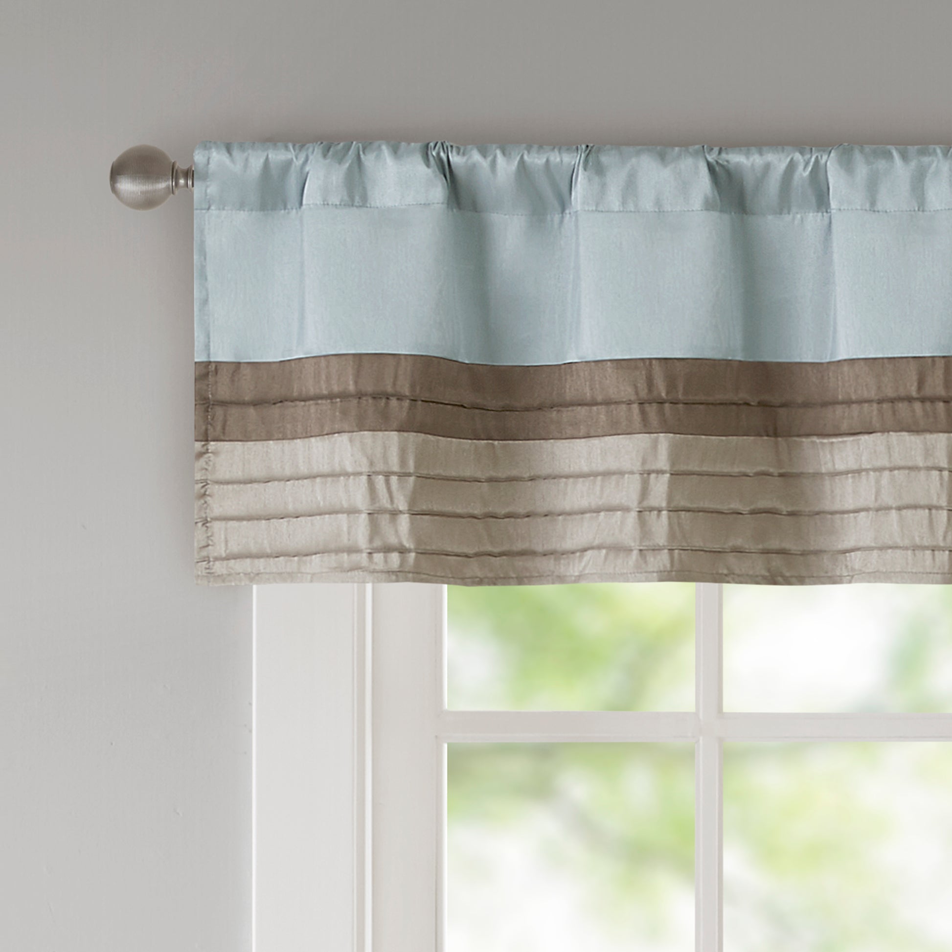 Madison Park Polyoni Pintuck Window Valance