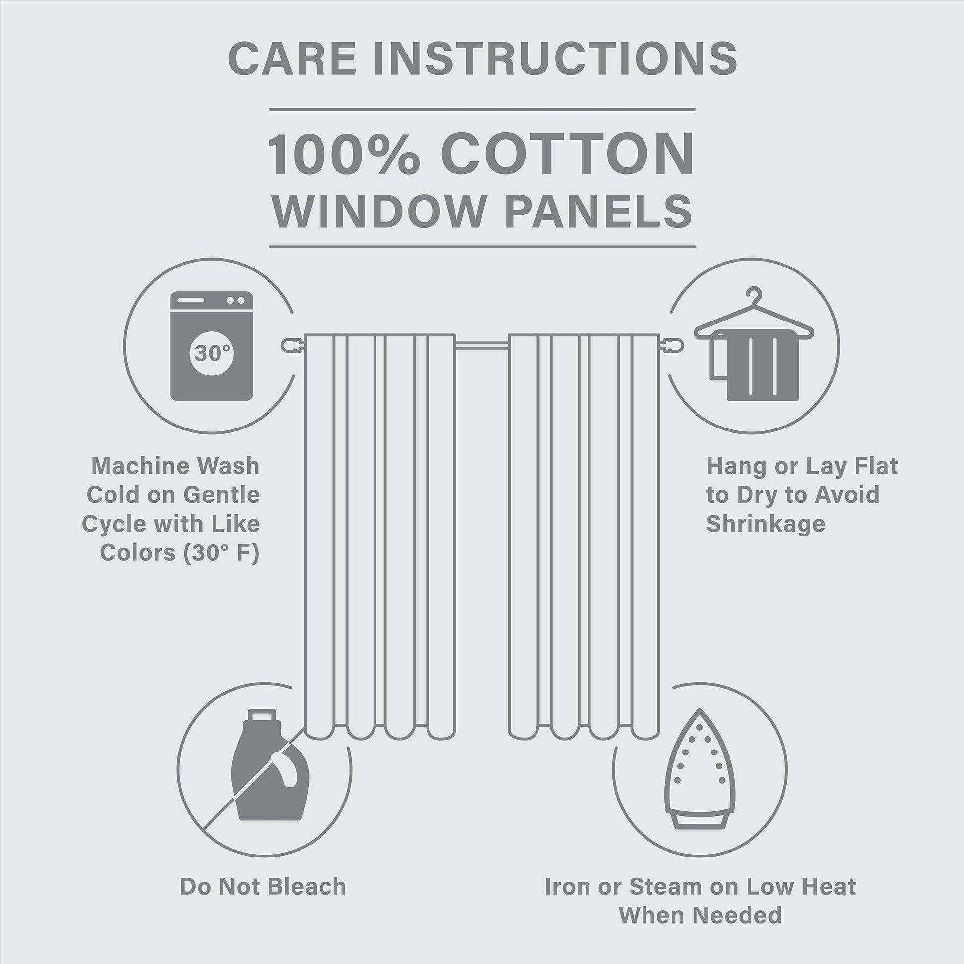 Madison Park Cotton Oversized Ruffle Curtain Panel