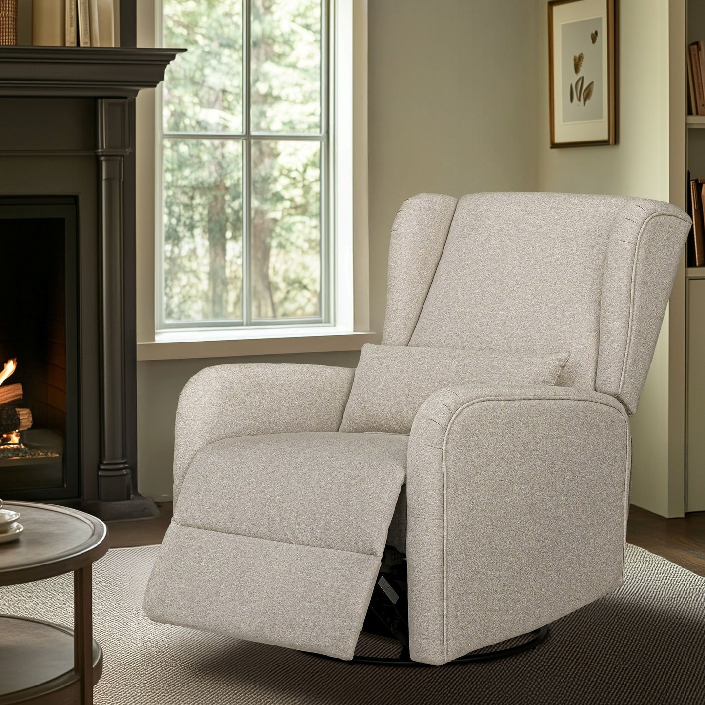 Candace Power Recliner 3-in-1 with Swivel, Glider, Charging Station