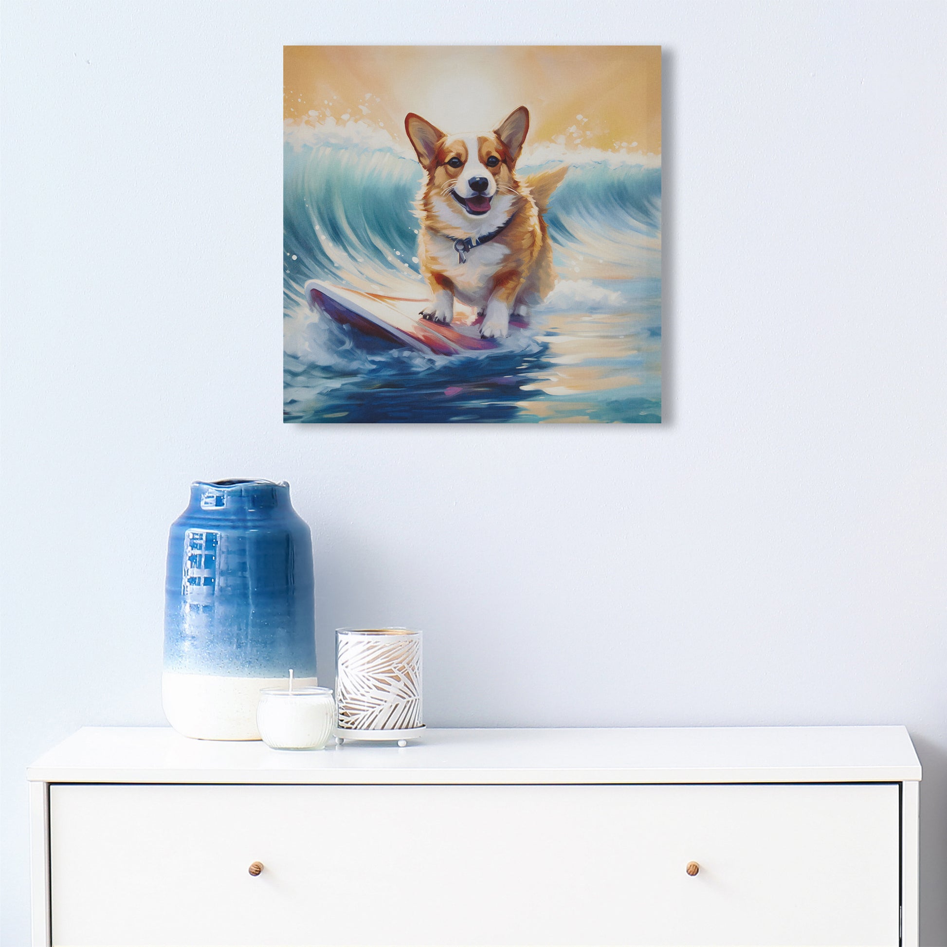 Madison Park Corgi Canvas Wall Art