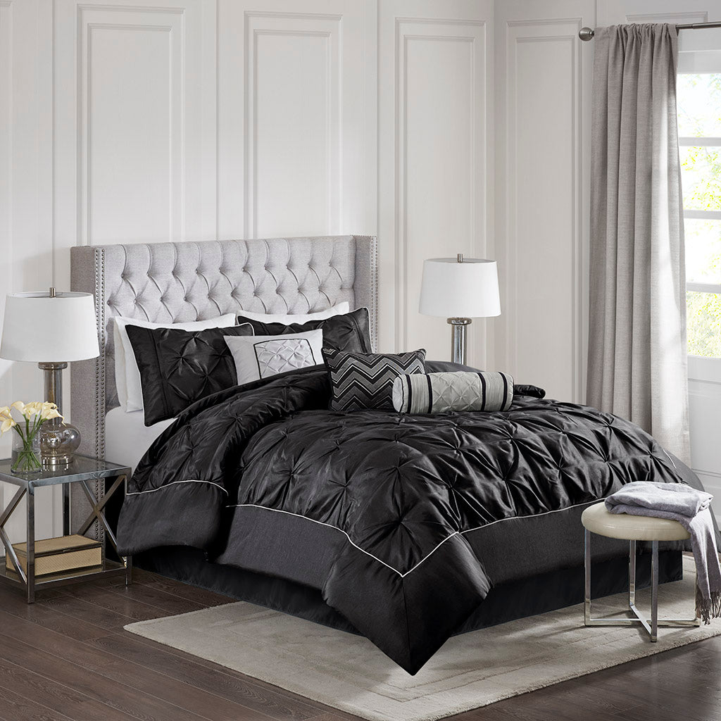 Madison Park 7 Piece Tufted Comforter Set