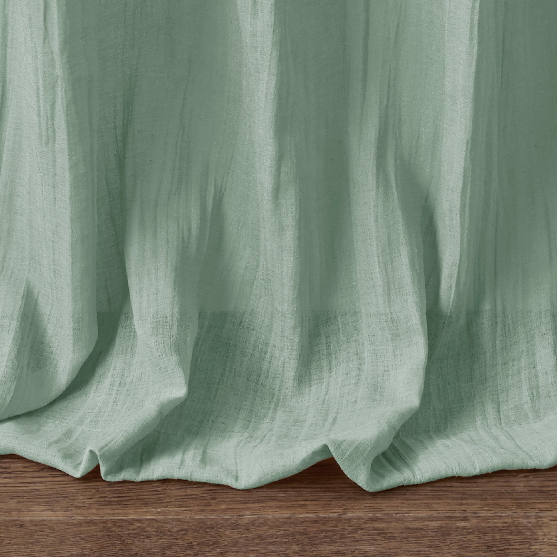Madison Park Solid Crushed Curtain Panel Pair