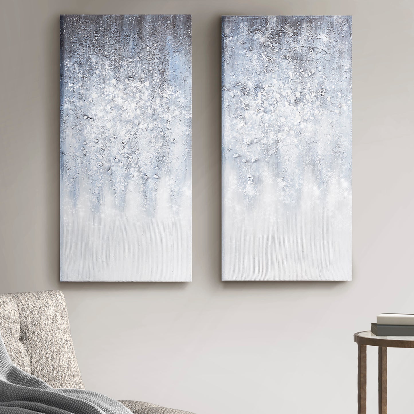 Madison Park Heavily Embellished 2-piece Canvas Wall Art Set