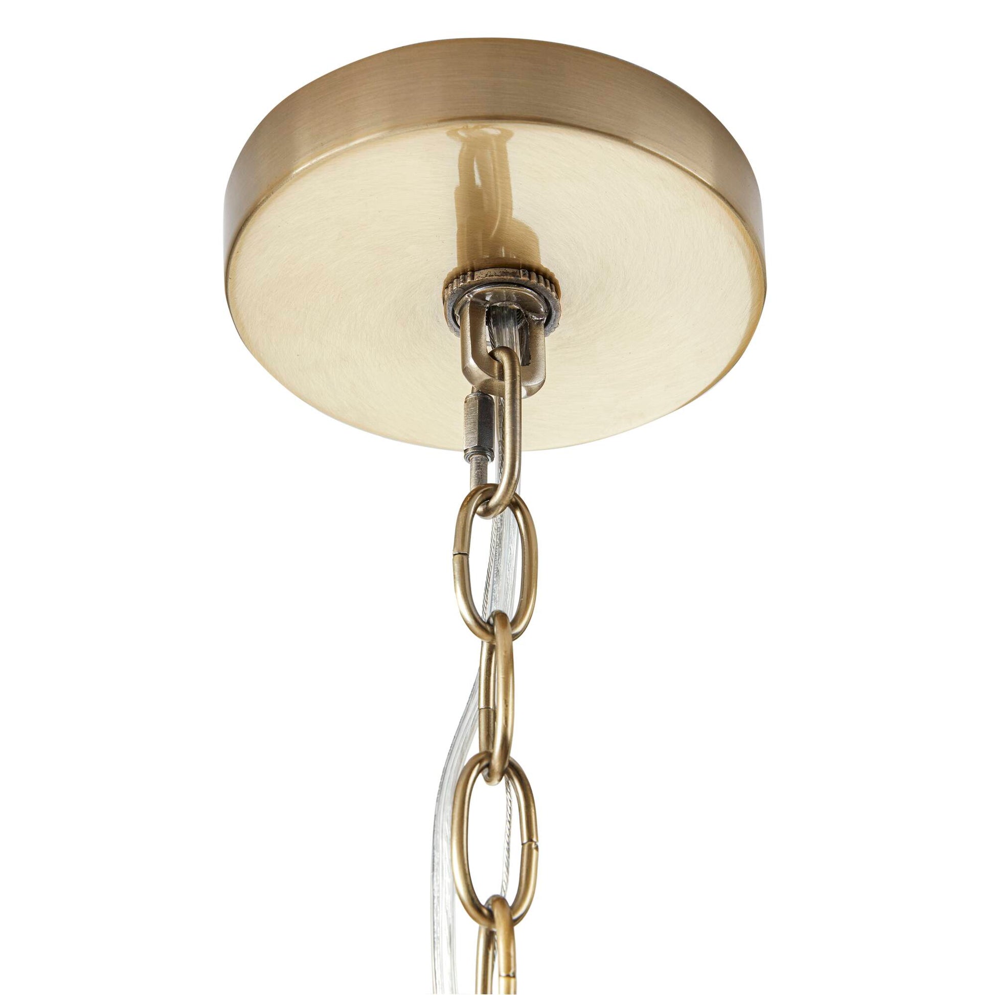 Hampton Hill 9-light Round Tiered Chandelier with Textured Glass Shades