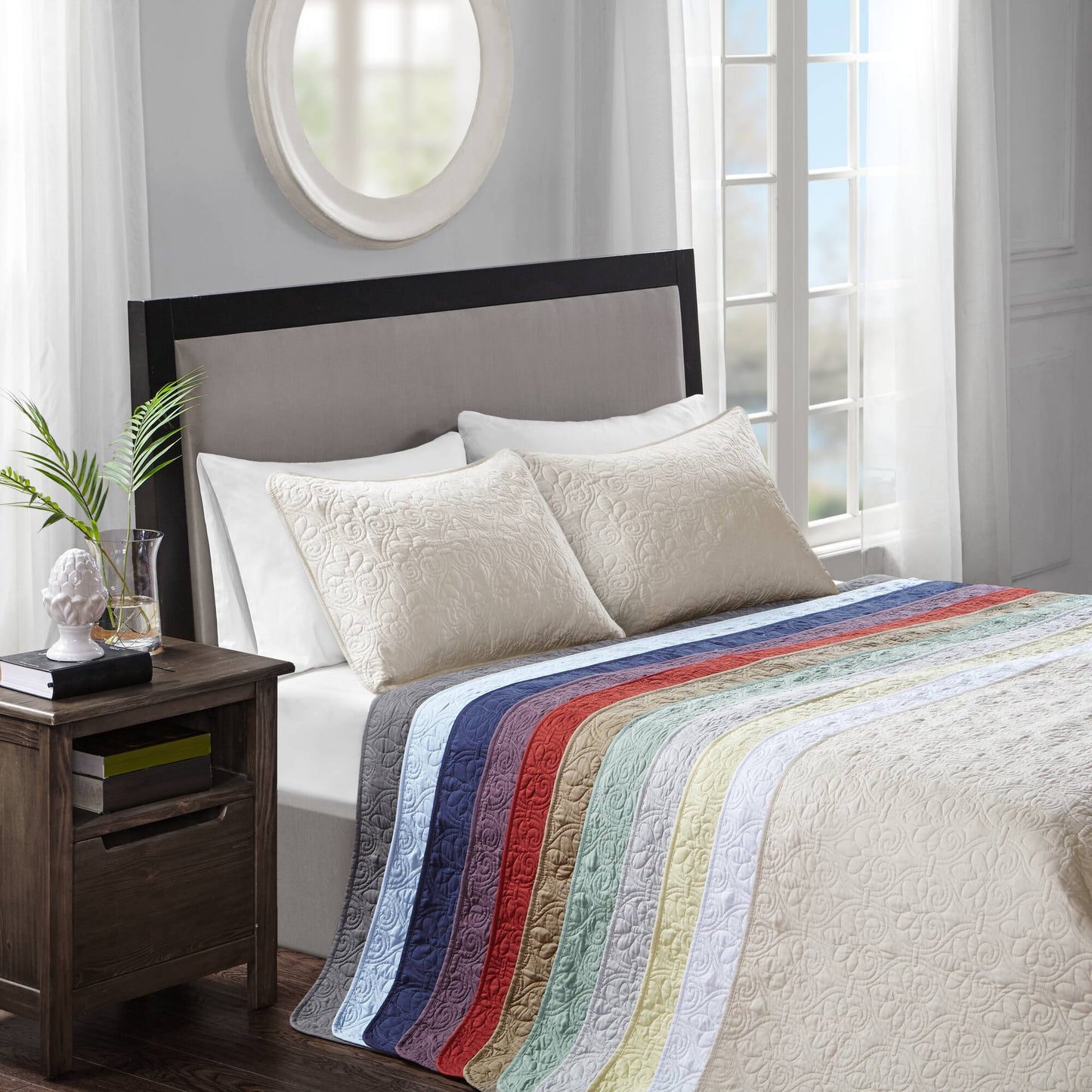 Madison Park 3 Piece Reversible Bedspread Set