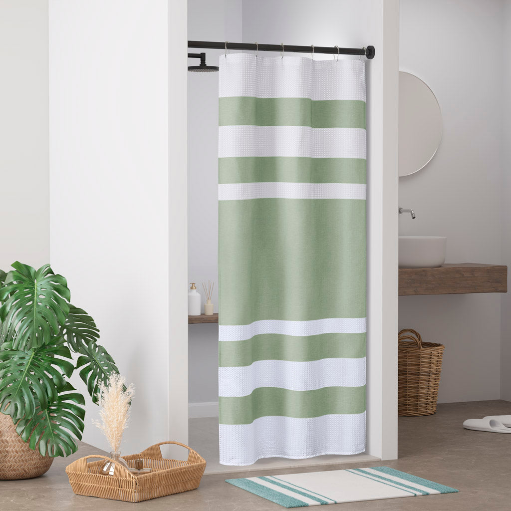 Madison Park Shower Curtain with 3M Treatment