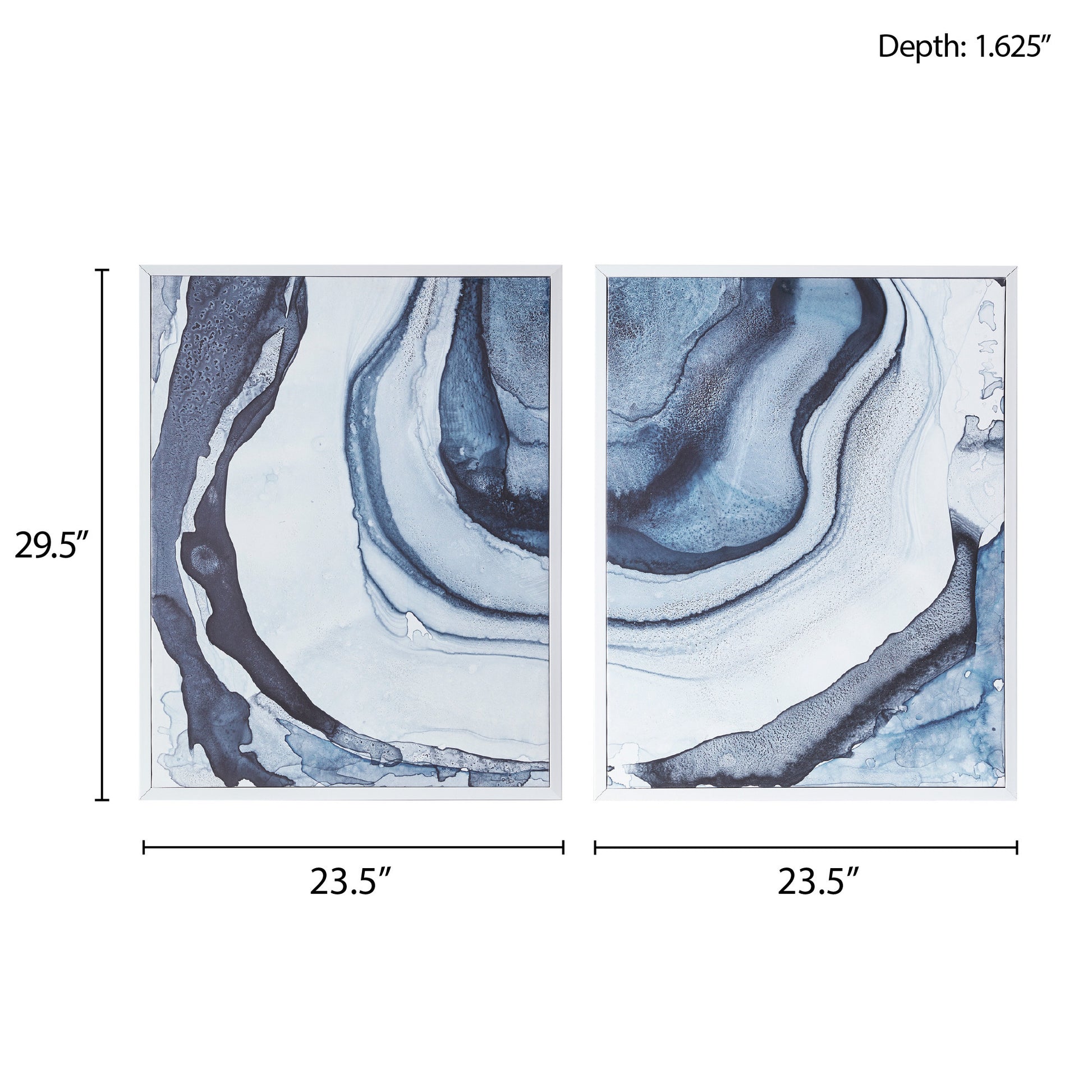 Madison Park Diptych 2-piece Framed Canvas Wall Art Set