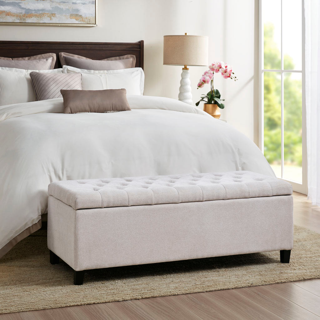 Madison Park Tufted Top Soft Close Storage Bench