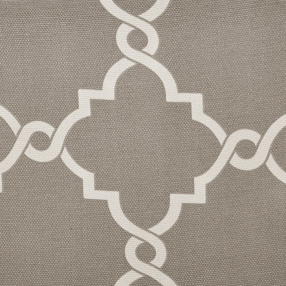 Madison Park Fretwork Print Grommet Top Window Curtain Panel