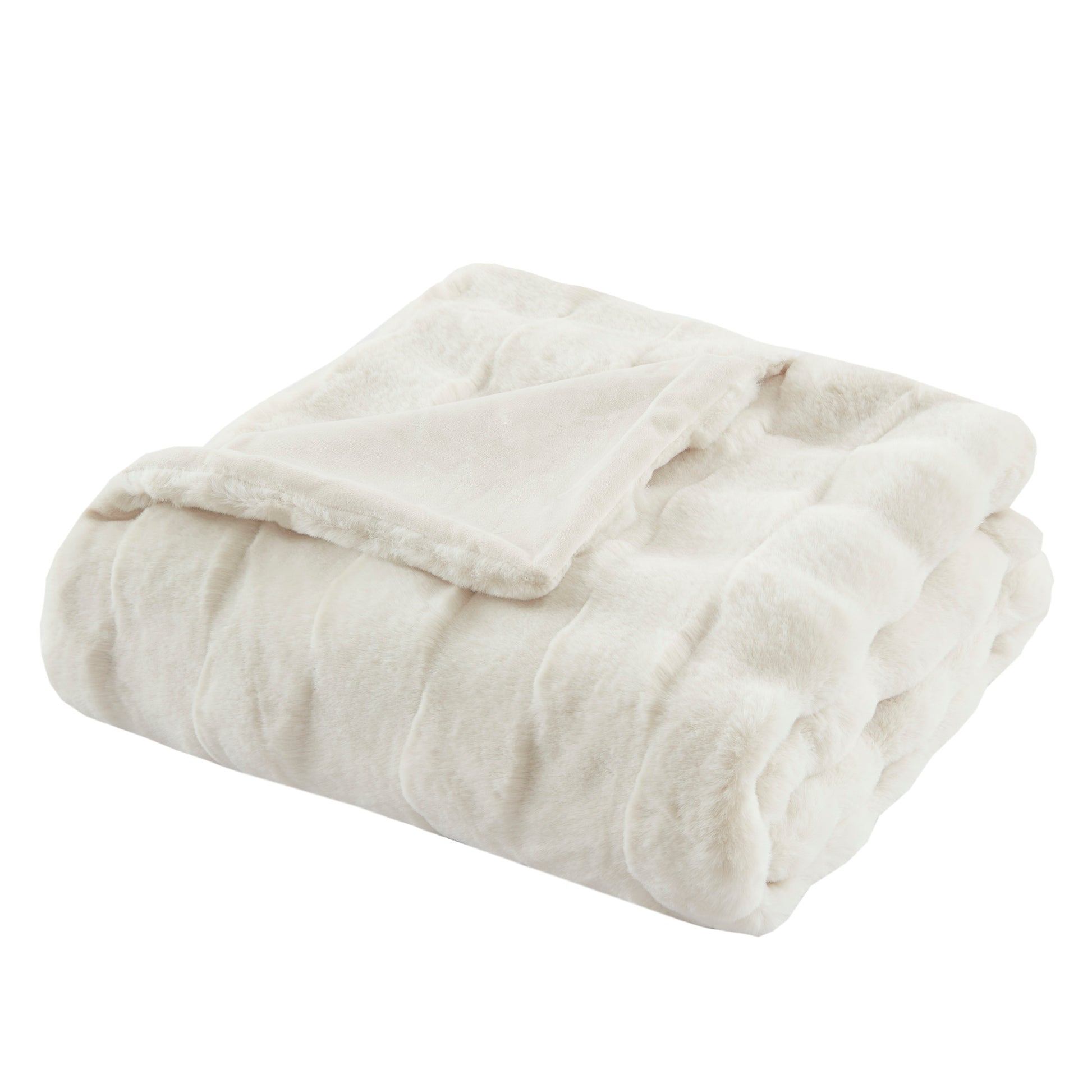 Madison Park Faux Fur Throw