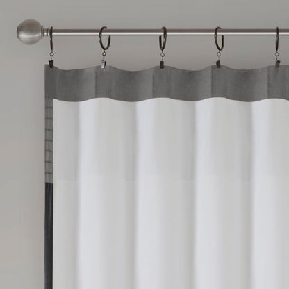 Madison Park Polyoni Pintuck Curtain Panel