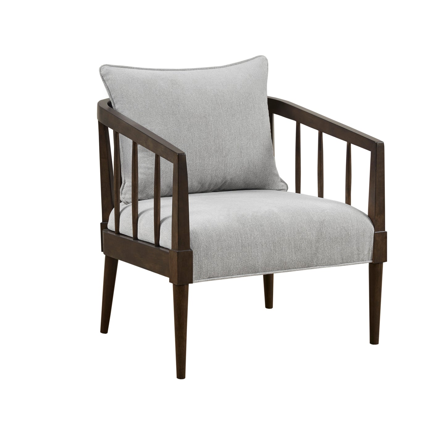 Madison Park Spindle Accent Armchair with Removable Back Pillow