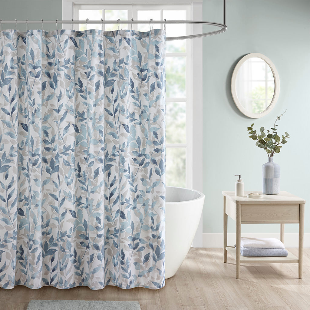 Madison Park Essentials Botanical Printed Shower Curtain