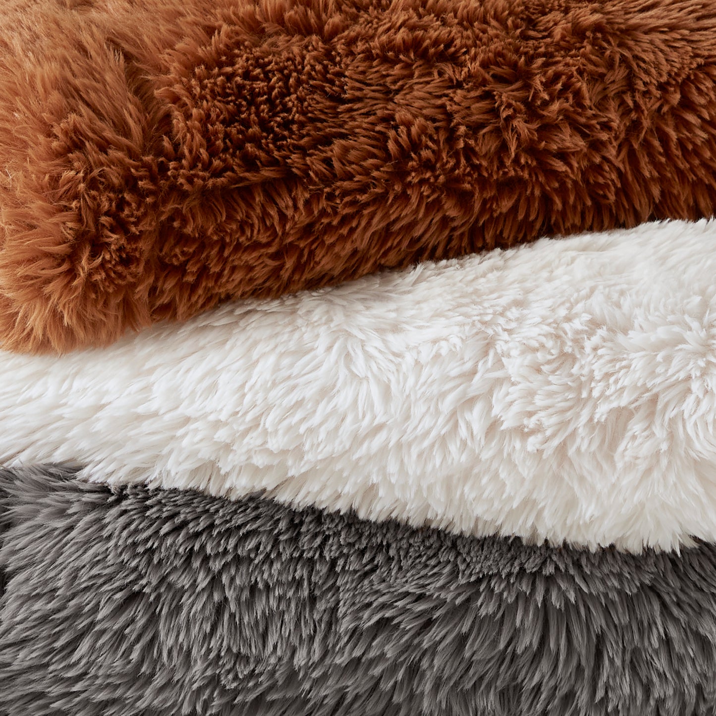 Madison Park Faux Fur Throw 50x60"